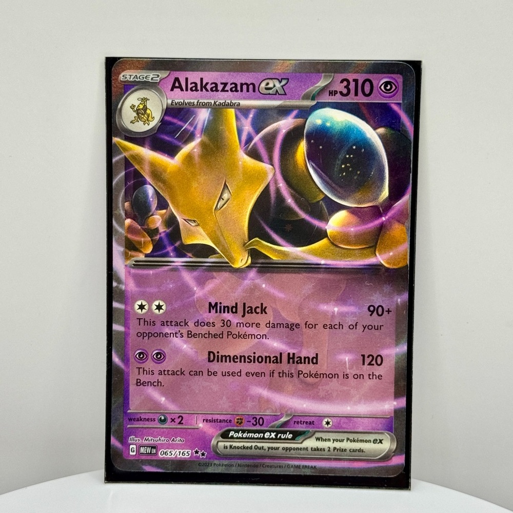Pokemon ~ Alakazam Ex Card